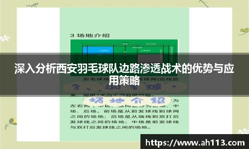深入分析西安羽毛球队边路渗透战术的优势与应用策略